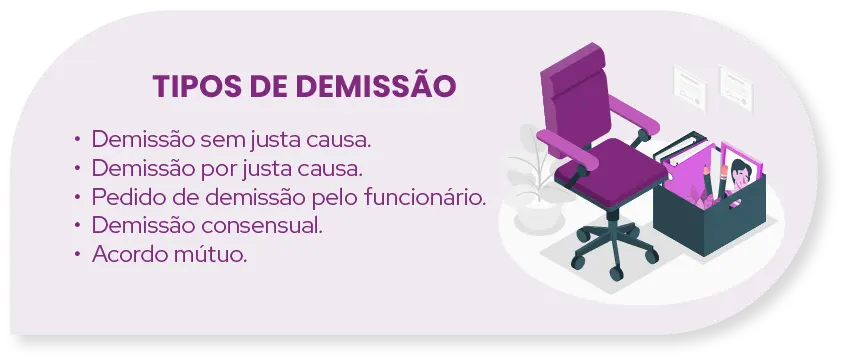 tipos de demissão
