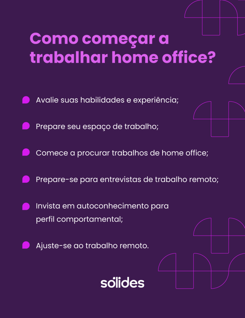 como trabalhar em home office