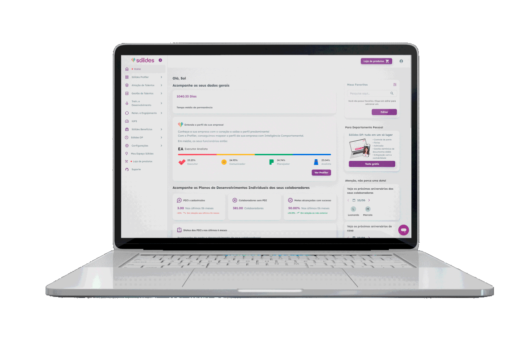 Visualização do Profiler, uma alternativa eficiente ao teste psicológico