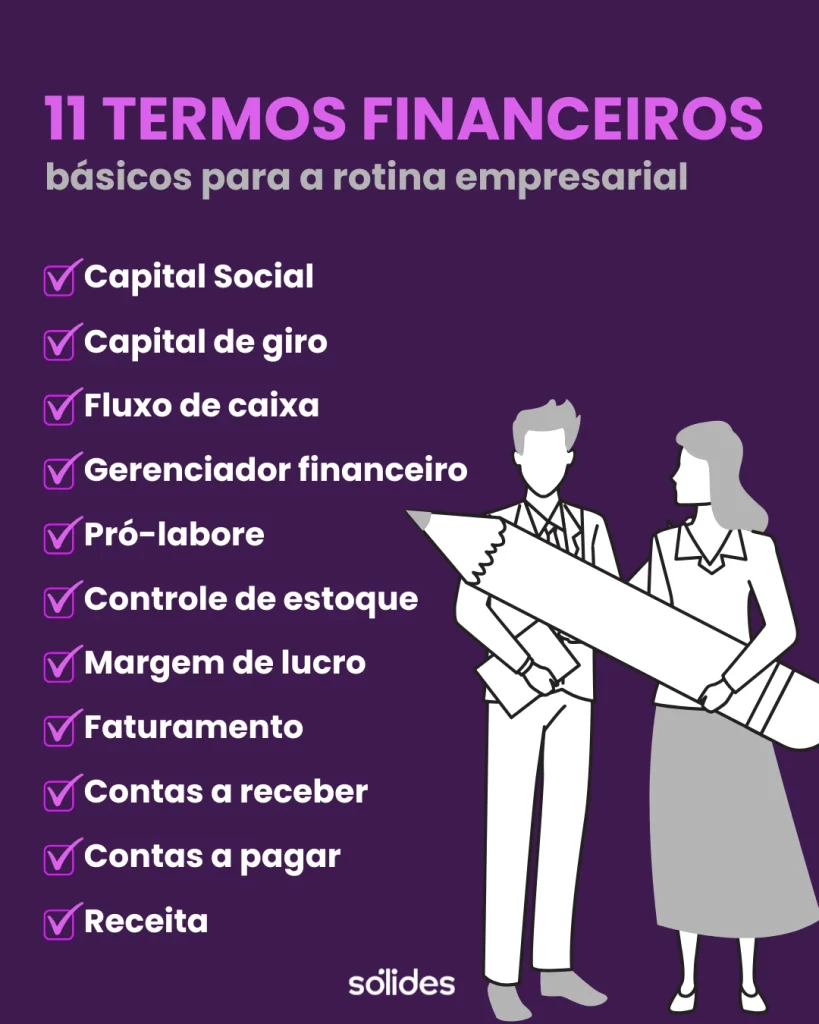 Termos financeiros básicos para a rotina empresarial