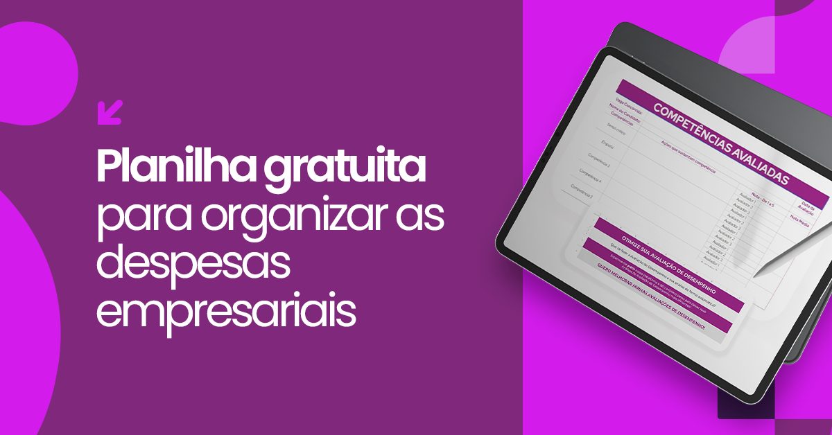 Planilha gratuita para despesas empresariais