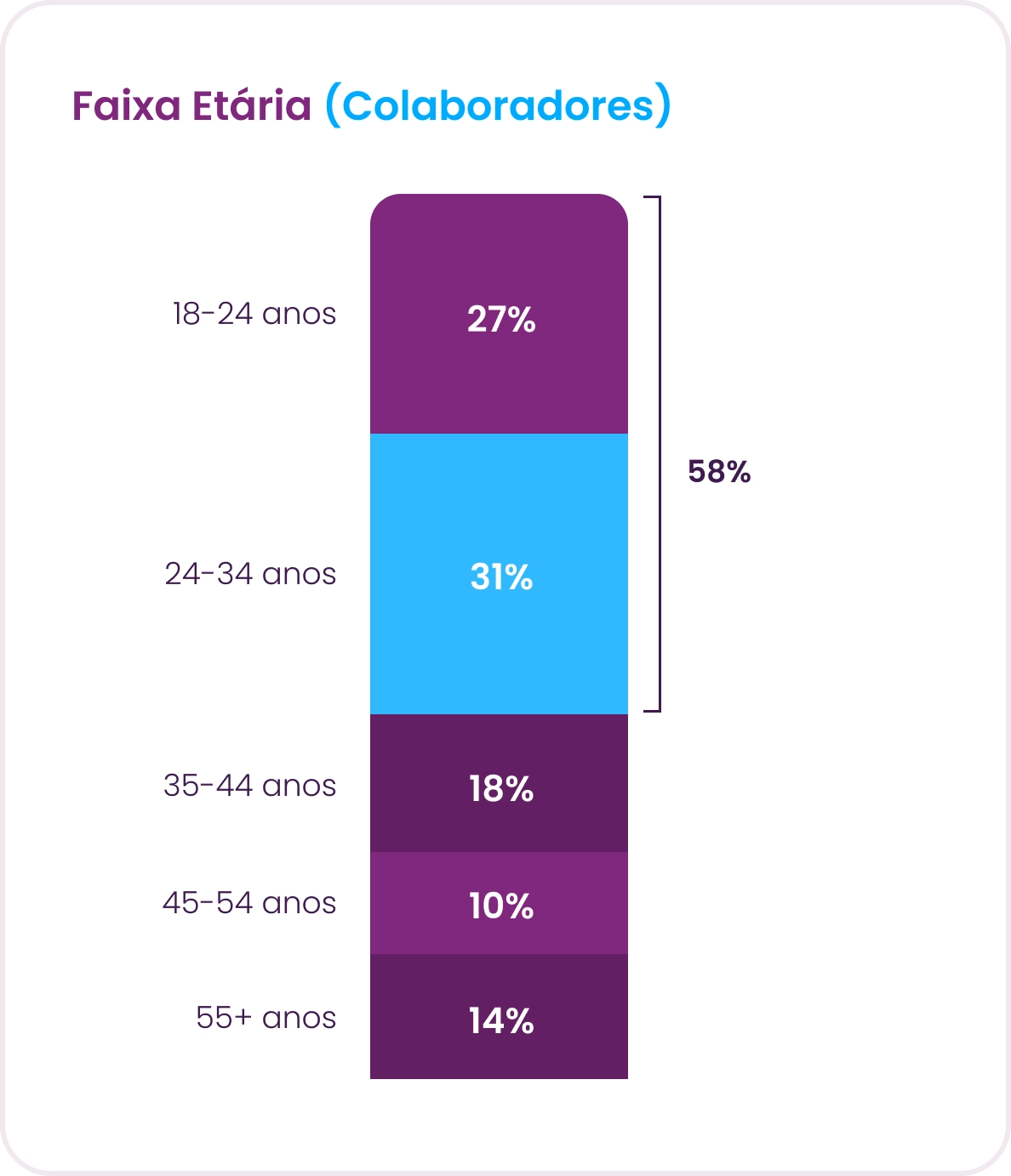 Panorama Gestão de Pessoas: Faixa Etária dos Colaboradores