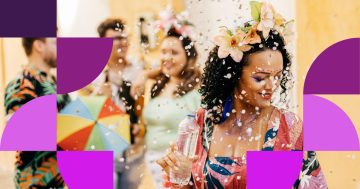 comemoração de carnaval na empresa