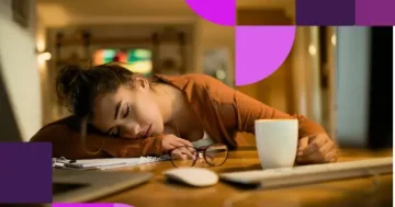 Funcionária com Burnout causado por férias acumuladas