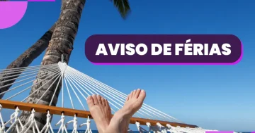 aviso de férias
